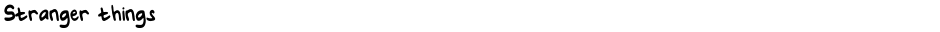 Stranger thingsDemo