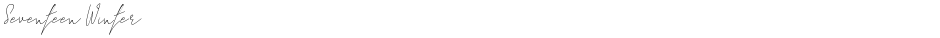 Seventeen WinterDemo