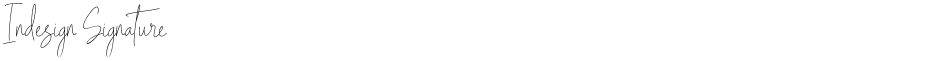 Indesign SignatureDemo