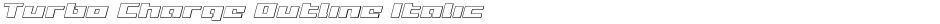 Turbo Charge Outline ItalicDemo