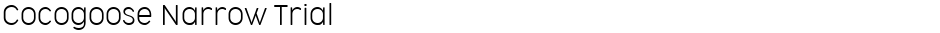 Cocogoose Narrow TrialDemo