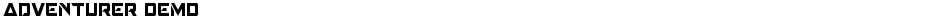 Adventurer DemoDemo