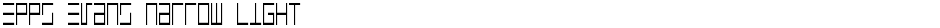 Epps Evans Narrow LightDemo