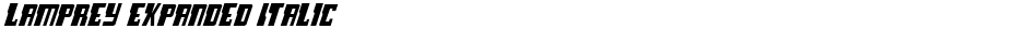 Lamprey Expanded ItalicDemo