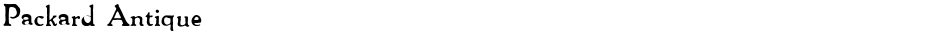 Packard AntiqueDemo