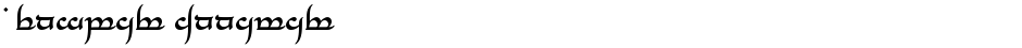 Tengwar AnnatarDemo