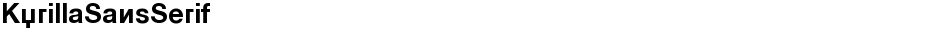 KyrillaSansSerifDemo