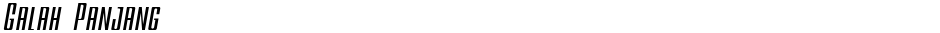 Galah PanjangDemo