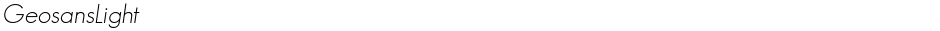 GeosansLightDemo