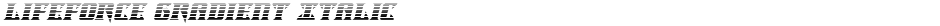 Lifeforce Gradient ItalicDemo