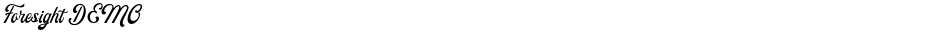 Foresight DEMODemo