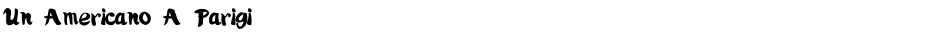 Un Americano A ParigiDemo