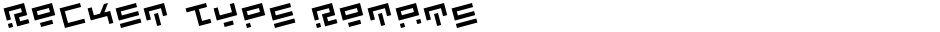 Rocket Type RotateDemo
