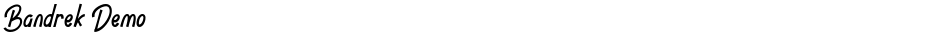 Bandrek DemoDemo