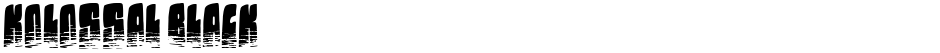 Kolossal blackDemo