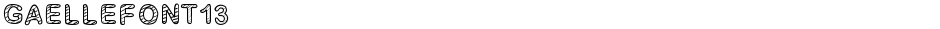GaelleFont13Demo