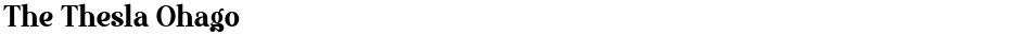 The Thesla OhagoDemo