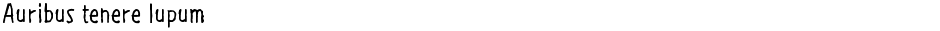 Auribus tenere lupumDemo
