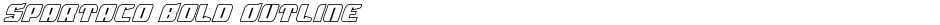 Spartaco Bold OutlineDemo