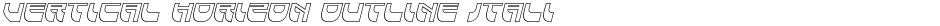 Vertical Horizon Outline ItaliDemo