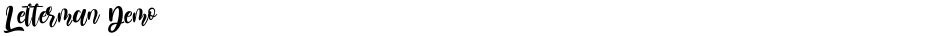 Letterman DemoDemo