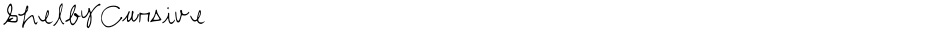 ShelbyCursiveDemo