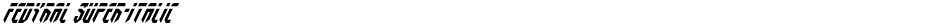Fedyral Super-ItalicDemo