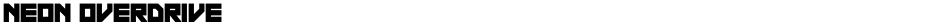 Neon OverdriveDemo