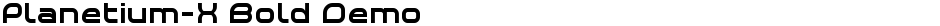 Planetium-X Bold DemoDemo
