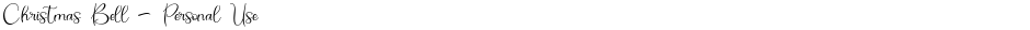 Christmas Bell - Personal UseDemo