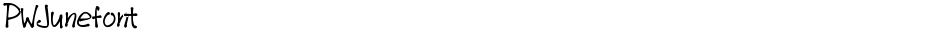 PWJunefontDemo