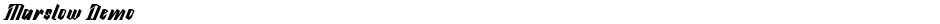Marslow DemoDemo