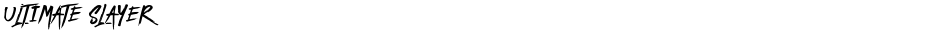 ULTIMATE SLAYERDemo