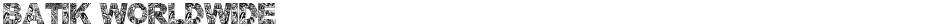 BATIK WORLDWIDEDemo