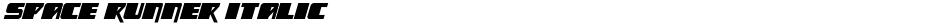 Space Runner ItalicDemo