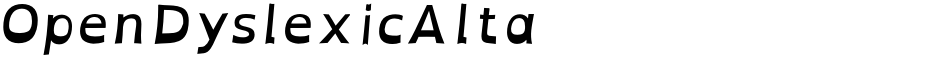 OpenDyslexicAltaDemo