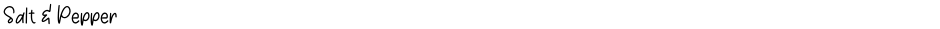 Salt & PepperDemo