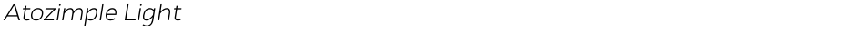 Atozimple LightDemo
