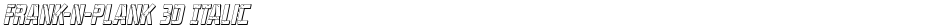 Frank-n-Plank 3D ItalicDemo