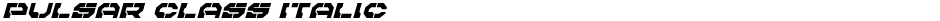 Pulsar Class ItalicDemo