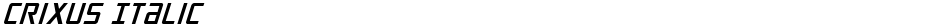 Crixus ItalicDemo