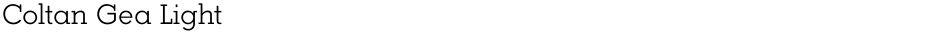Coltan Gea LightDemo