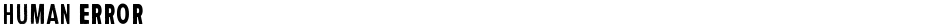 Human ErrorDemo