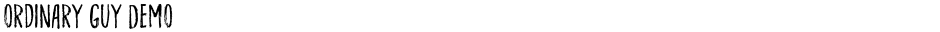 Ordinary Guy DEMODemo