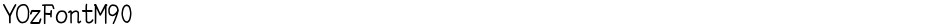 YOzFontM90Demo