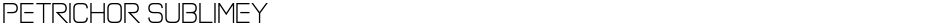 Petrichor SublimeyDemo