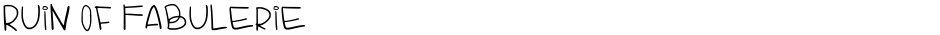 Ruin Of FabulerieDemo
