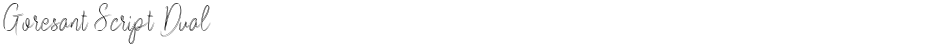 Goresant Script DualDemo