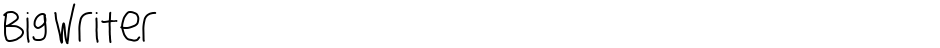Big WriterDemo