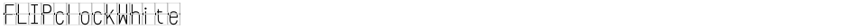 FLIPclockWhiteDemo